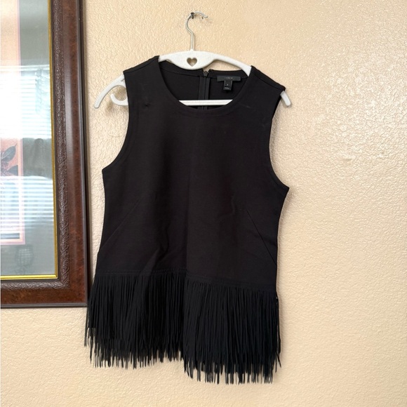 J. Crew Tops - J. Crew Sleeveless Fringe Top  Size Small